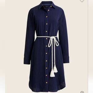 JCrew Soft Gauze Shirtdress
